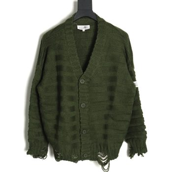 Maison Margiela Destroyed Knit Cardigan