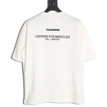 JIL SANDER Lettering Printed Short-Sleeved T-Shirt