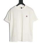 Moncler embroidered letter jacquard short-sleeved T-shirt TSK2