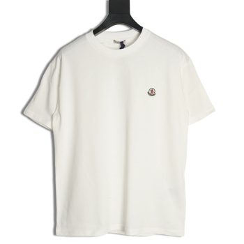 Moncler embroidered letter jacquard short-sleeved T-shirt TSK2
