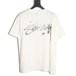 Stussy mercury print short-sleeved T-shirt