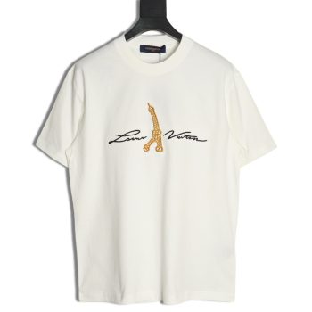 Louis Vuitton Tower Signature Embroidery Short Sleeve