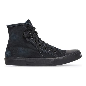 MEN'S PARIS HIGH TOP SNEAKER IN BLACK
