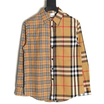 Burberry Double Brushed Striped Check Classic Shirt