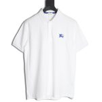 Burberry Chest Embroidered Horse Short Sleeve Polo Shirt