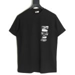 Dior flocked print logo short-sleeve TSK1