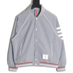 Thom Browne four-bar bomber jacket