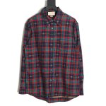 Gucci Tartan Plaid Cotton Shirt