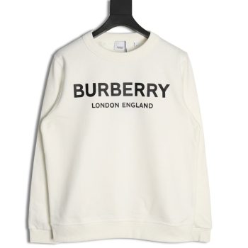 Burberry classic letter print crew neck sweatshirt
