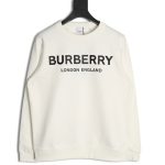Burberry classic letter print crew neck sweatshirt