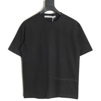Alexander Wang hem foam letter short-sleeved T-shirt TSK1