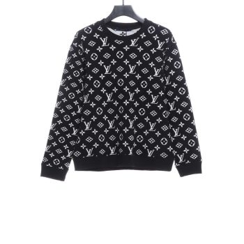 Louis Vuitton full pattern presbyopia jacquard sweater