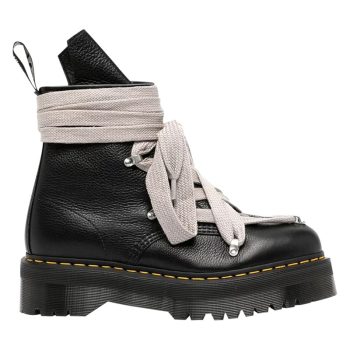 Dr. Martens x Rick Owens 1460 Quad Leather Sole Pentagram Jumbo Lace Boot 'Black'