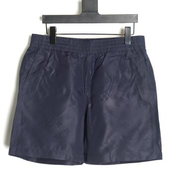 Louis Vuitton dark pattern all over print nylon beach shorts