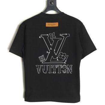 Louis Vuitton small logo monogram short sleeve T-shirt TSK1