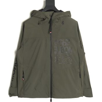 Moncler Chest Lettering Print Light Jacket