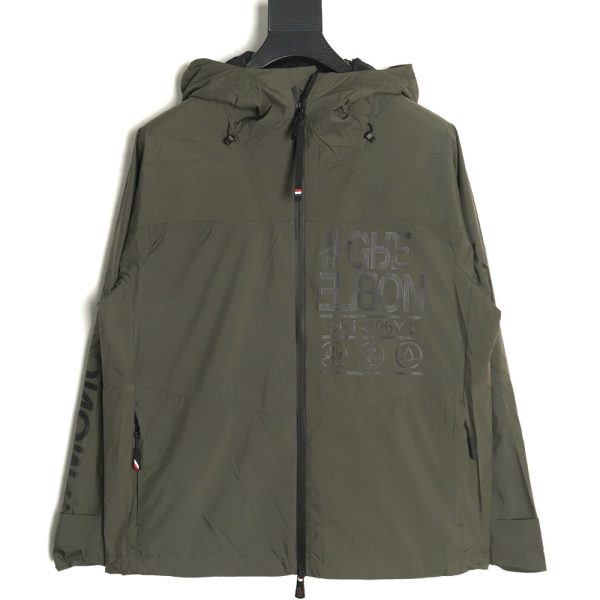 Moncler Chest Lettering Print Light Jacket