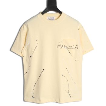 Maison Margiela splash print short-sleeved T-shirt