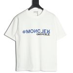Moncler flocked letter short-sleeved T-shirt