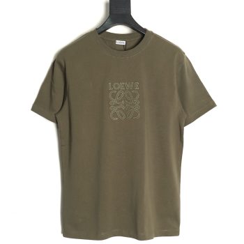 Loewe chest large embroidery short sleeve T-shirt TSK2