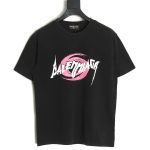 Balenciaga graffiti art letter logo print short-sleeved T-shirt