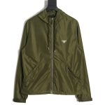 PRADA PRD 23SS nylon triangle logo hooded light jacket jacket