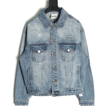 Miu Miu appliqué denim jacket