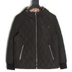 Burberry double-zip thin cotton hooded jacket