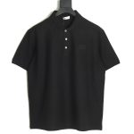 Dior square embroidery short sleeve polo shirt TSK3