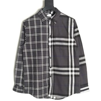 Burberry Double Brushed Striped Check Classic Shirt TSK1
