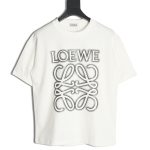 Loewe Shadow Four Leaf Clover Short Sleeve T-shirt