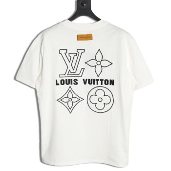 Louis Vuitton embroidered monogram logo short sleeves