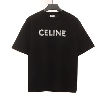 Celine rivet letter short sleeves