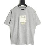 Givenchy eyelet embroidered crew neck short-sleeved T-shirt