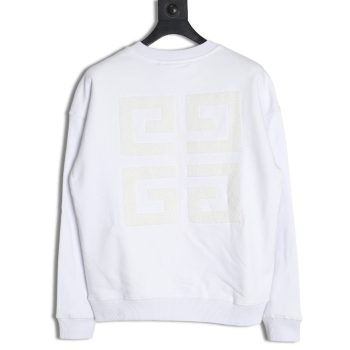 Givenchy back 4G towel embroidered sweatshirt