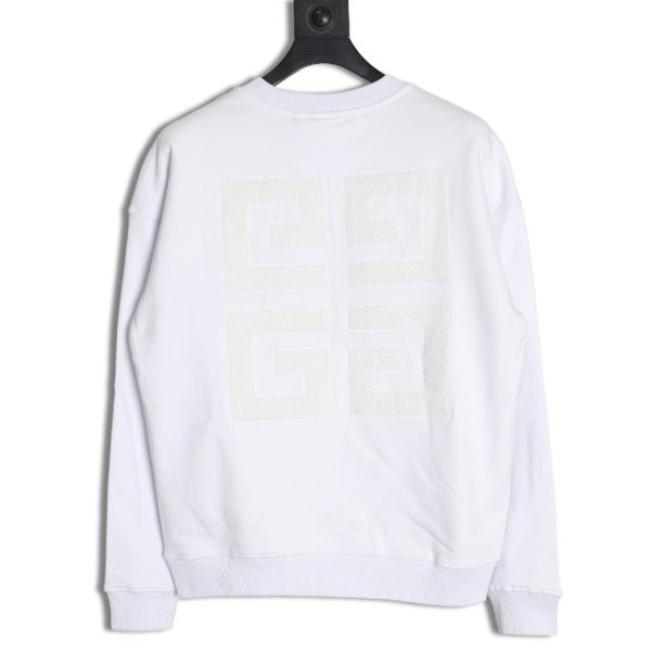 Givenchy back 4G towel embroidered sweatshirt