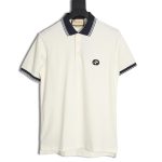 Gucci Double G embroidered polo short sleeve