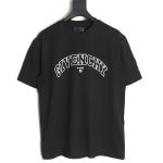 Givenchy hollow arc letter embroidered short-sleeved T-shirt TSK1