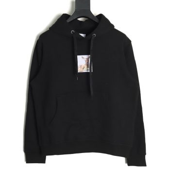 Burberry deer logo digital print hoodie TSK1