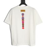 Louis Vuitton four-leaf clover logo embroidered short-sleeved T-shirt