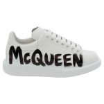 Alexander McQueen Oversized Graffiti White Black
