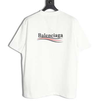 Balenciaga Coke wave print short sleeves