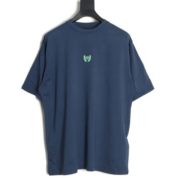 Balenciaga wheat ear embroidered short-sleeved T-shirt
