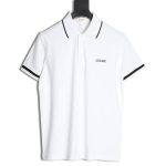 Celine classic embroidered small logo Polo short sleeve