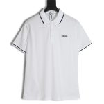 CELINE CE 23SS chest embroidered short-sleeved polo shirt