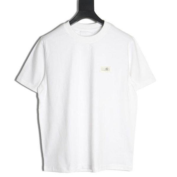 Maison Margiela Leather Label Zhangzi Short Sleeve T-Shirt