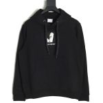 Burberry goose logo digital print hoodie