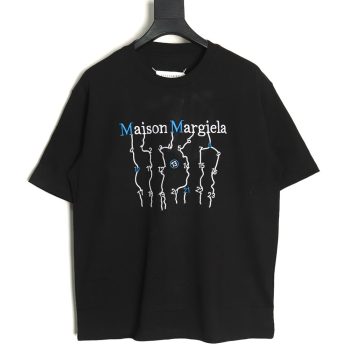 Maison Margiela geometric numbers embroidered short-sleeved T-shirt TSK2