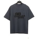 Balenciaga HAND DRAW double B graffiti short sleeves TSK3