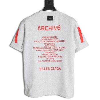 Balenciaga cracked arrow print short sleeves